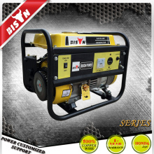 Bison China Zhejiang motor de gasolina confiable cuatro tiempos 1.5KVA Power King conjunto de generadores 1500w